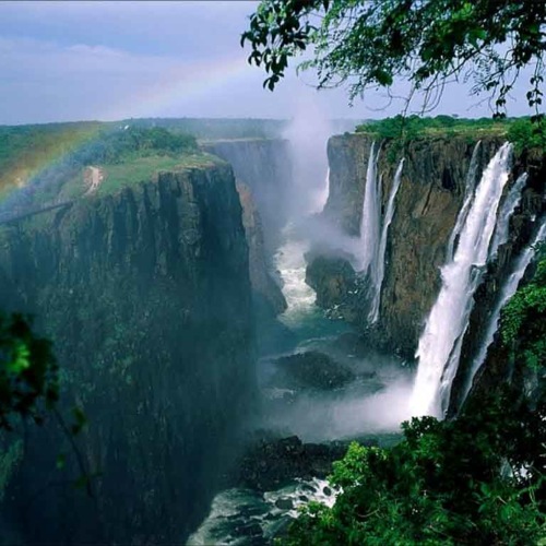 Victoria watervallen in Zimbabwe